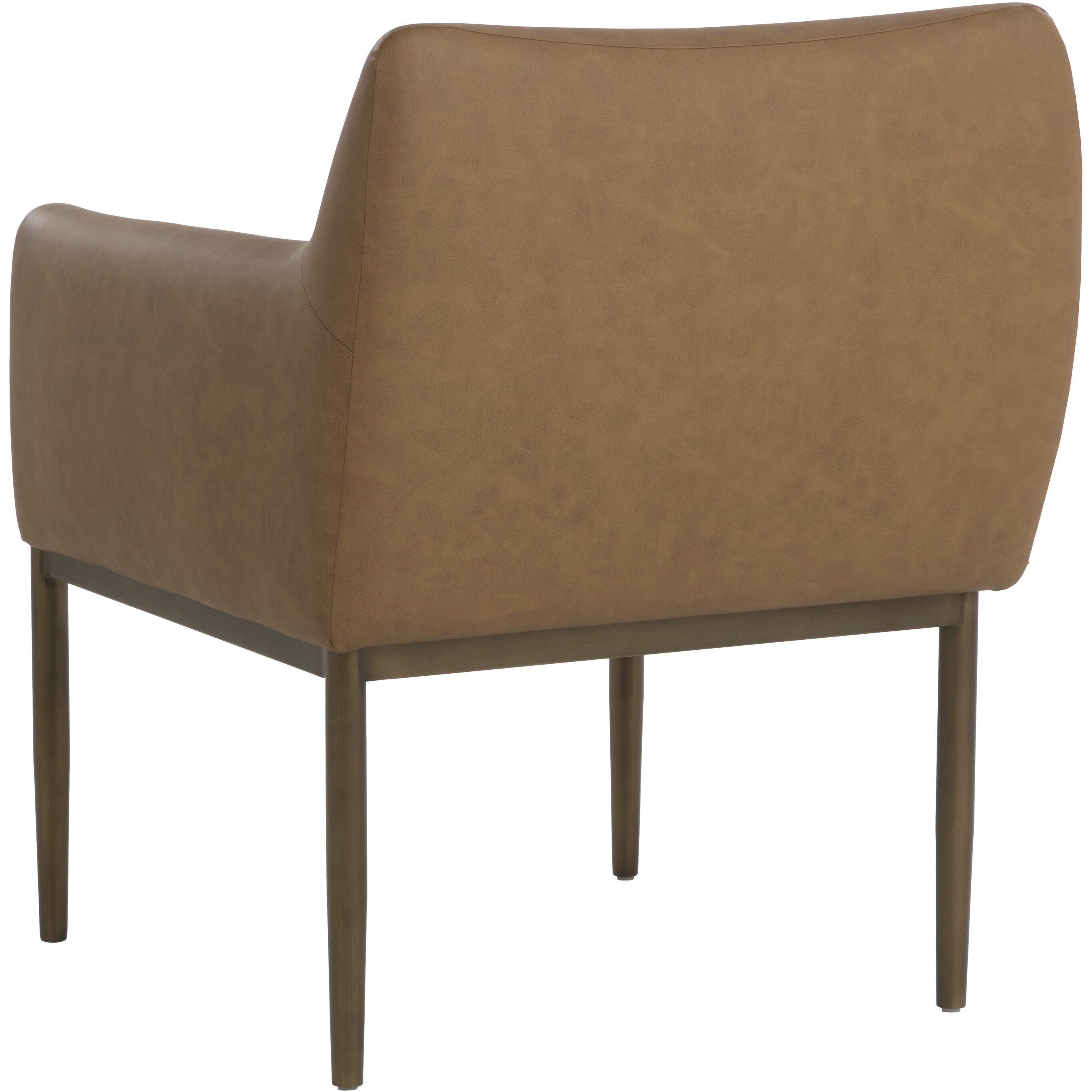 Olea Milliken Cognac Lounge Chair